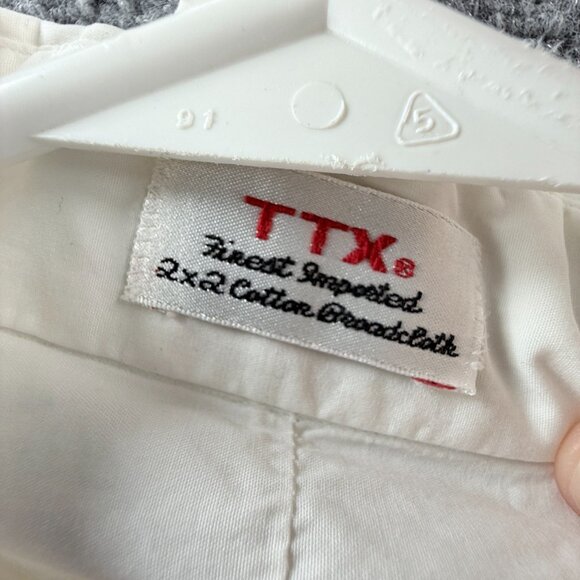 Gitman Bros USA Cotton 15.5 36 Broadcloth TTX White American Shirt Long Sleeve - Picture 5 of 16